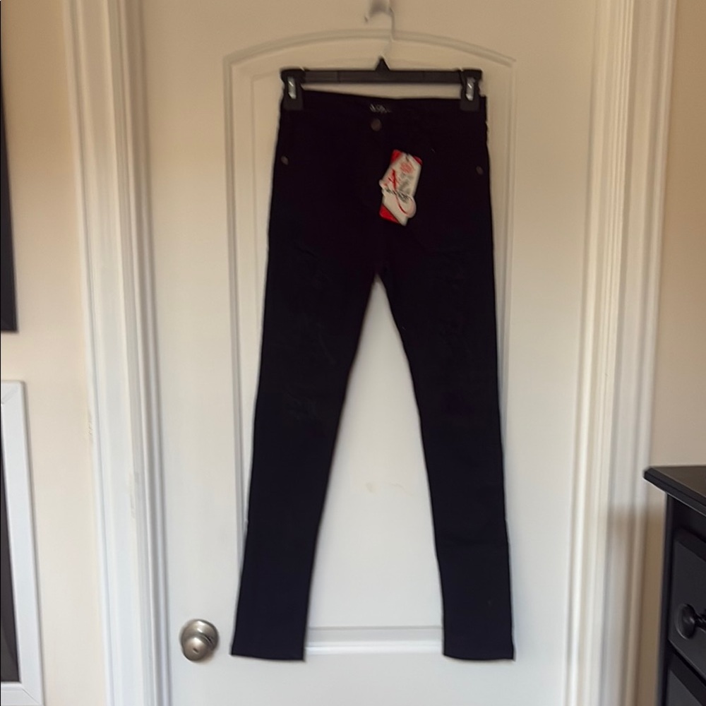 Black Slim Fit Denim Jeans